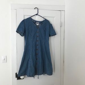 ms. conduct california denim dress